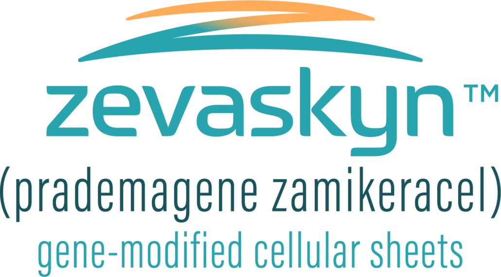 ZEVASKYN™ (prademagene zamikeracel) gene-modified cellular sheets logo